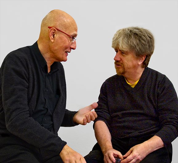 Peter Finch and Des Barry 2013